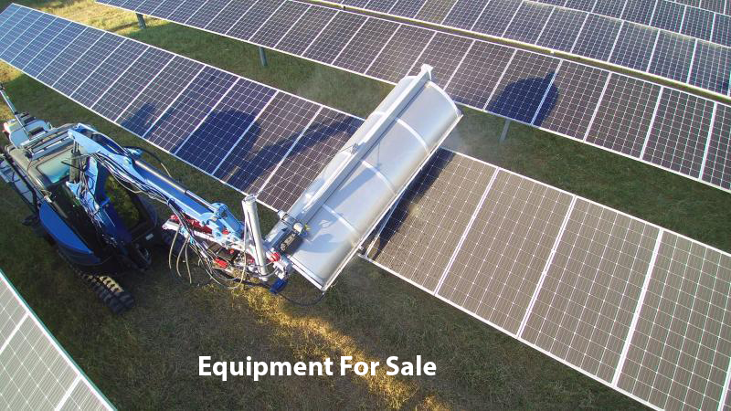 Every Detail Solar cleaning equipment on site